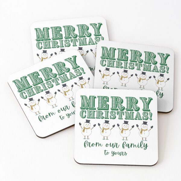 Item preview, Merry Christmas from our family to yours, Green designed and sold by blacklittlemoon.