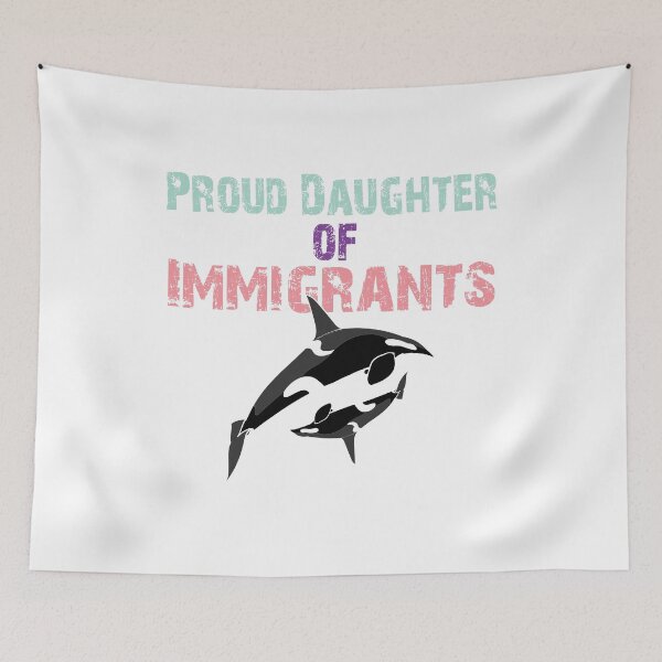 Item preview, Proud Daughter of Immigrants Funny mom shirt , Gift Idea for Anniversary, Wedding, Mother's Day, Father's Day, Graduation, Thanksgiving, Christmas & New Year's Day. designed and sold by KHRO.