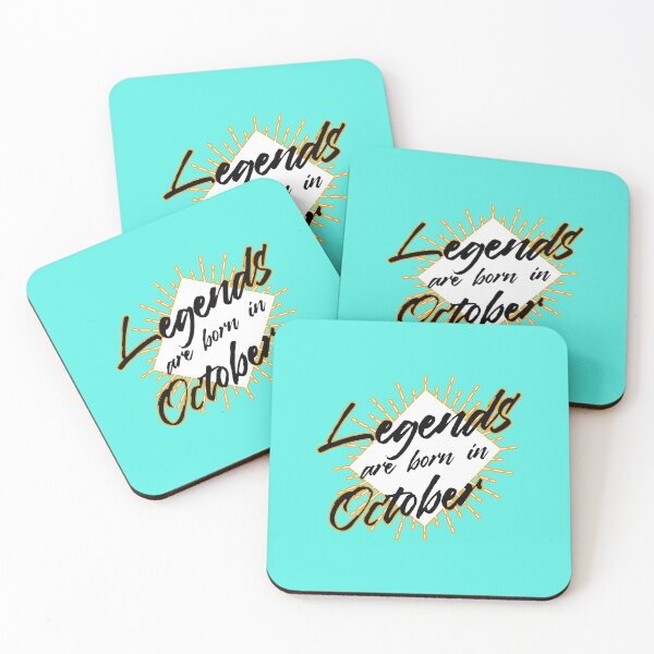 Item preview, LEGENDS ARE BORN IN OCTOBER designed and sold by Delicious Design ⭐⭐⭐⭐⭐.