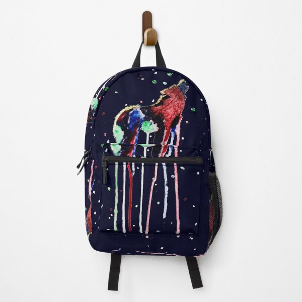 Item preview, Galaxy wolf silhouette designed and sold by OceanaOrlaghArt.