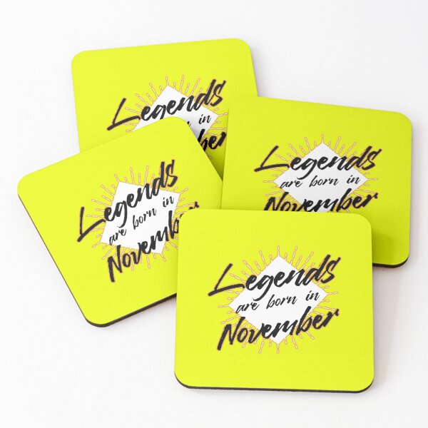 Item preview, LEGENDS ARE BORN IN NOVEMBER designed and sold by Delicious Design ⭐⭐⭐⭐⭐.
