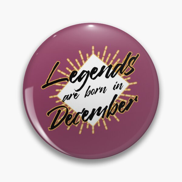 Item preview, LEGENDS ARE BORN IN DECEMBER designed and sold by Delicious Design ⭐⭐⭐⭐⭐.