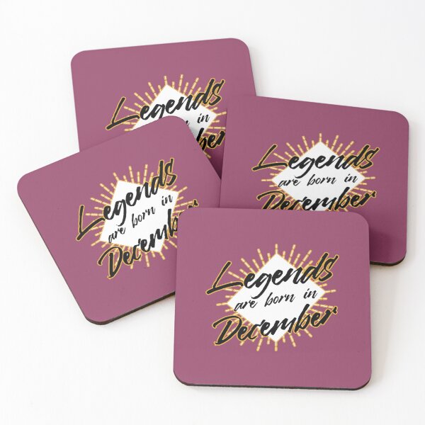 Item preview, LEGENDS ARE BORN IN DECEMBER designed and sold by Delicious Design ⭐⭐⭐⭐⭐.