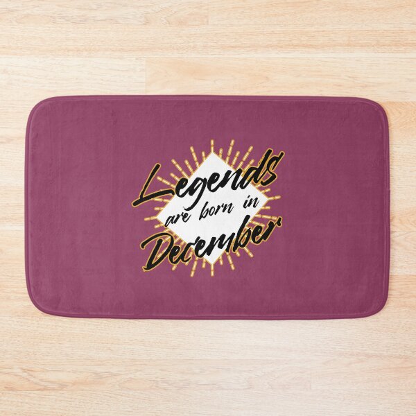 Item preview, LEGENDS ARE BORN IN DECEMBER designed and sold by Delicious Design ⭐⭐⭐⭐⭐.