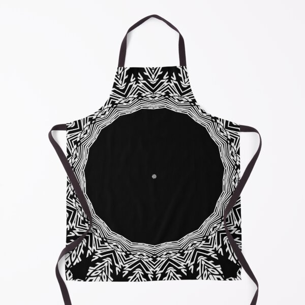 Item preview, Arctic Circle Kaleidoscope Black And White Nordic Design designed and sold by taiche.