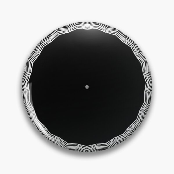 Item preview, Arctic Circle Kaleidoscope Black And White Nordic Design designed and sold by taiche.