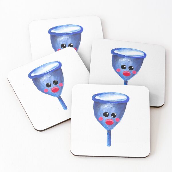 Item preview, Cute Gouache Menstrual Cup designed and sold by sadiesavesit.