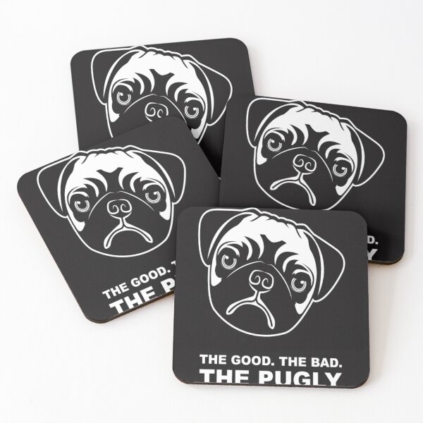 Item preview, Good bad Pug Dog Lover Funny Gift designed and sold by Qualifiedfiter.