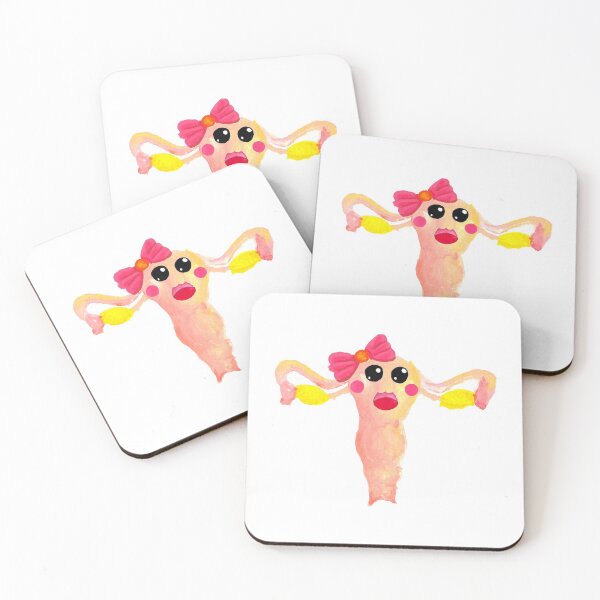 Item preview, Cute Gouache Uterus designed and sold by sadiesavesit.