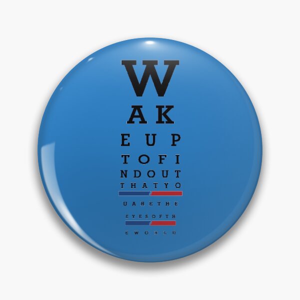 Item preview, Wake Up Eye Chart designed and sold by Sugar-Magnolia.