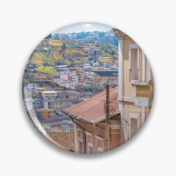 Item preview, Quito Historic Center - Aerial View, Ecuador designed and sold by DFLC Prints.