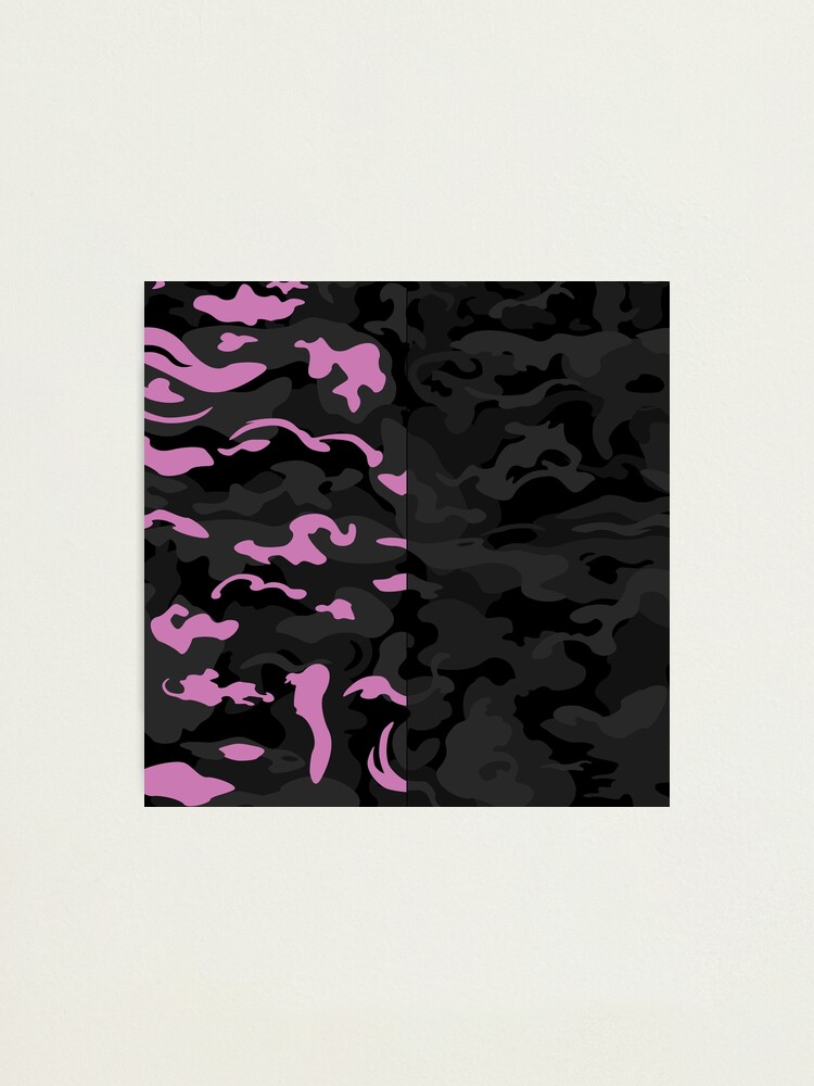 Camo Style - Black Blue Camouflage Poster for Sale by rclwow