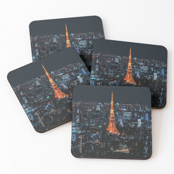 Item preview, Tokyo Skyline, Japan Travel Illustration Artwork designed and sold by Alo.