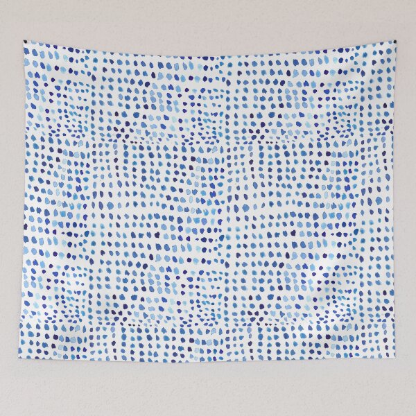 Item preview,  Blue Watercolor Dots designed and sold by sadiesavesit.