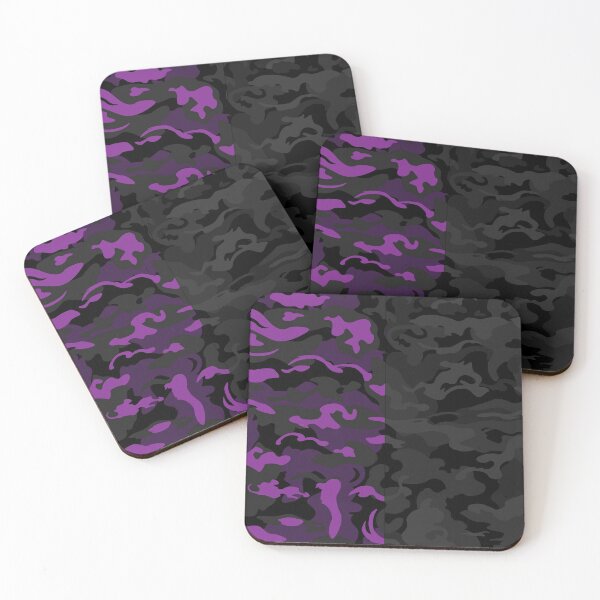 Item preview, Camo Style - Black Purple Camouflage Mixed Pattern designed and sold by rclwow.