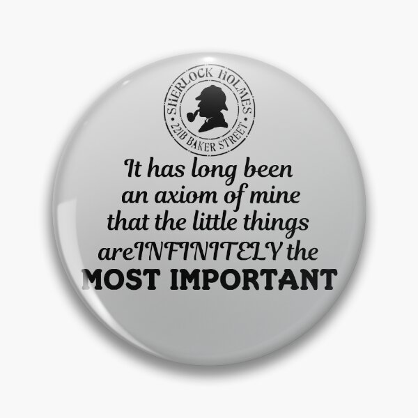 Item preview, Sherlock Quotes 221B Baker St. British Detective Vintage Literary Gifts designed and sold by TopTeeShop.