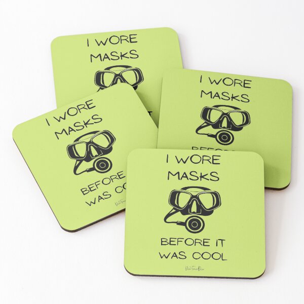 Item preview, I Wore Masks Before It Was Cool designed and sold by TravelDive.
