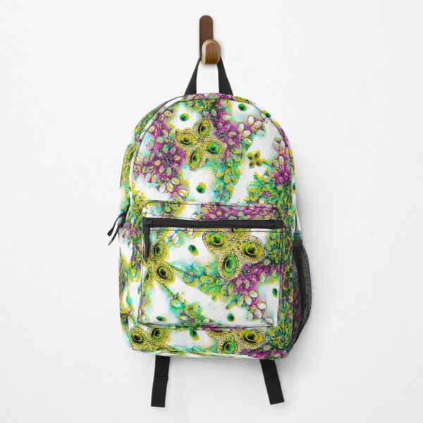 Item preview, Neo Noveau Style Floral Pattern in Cold Tones designed and sold by DFLC Prints.