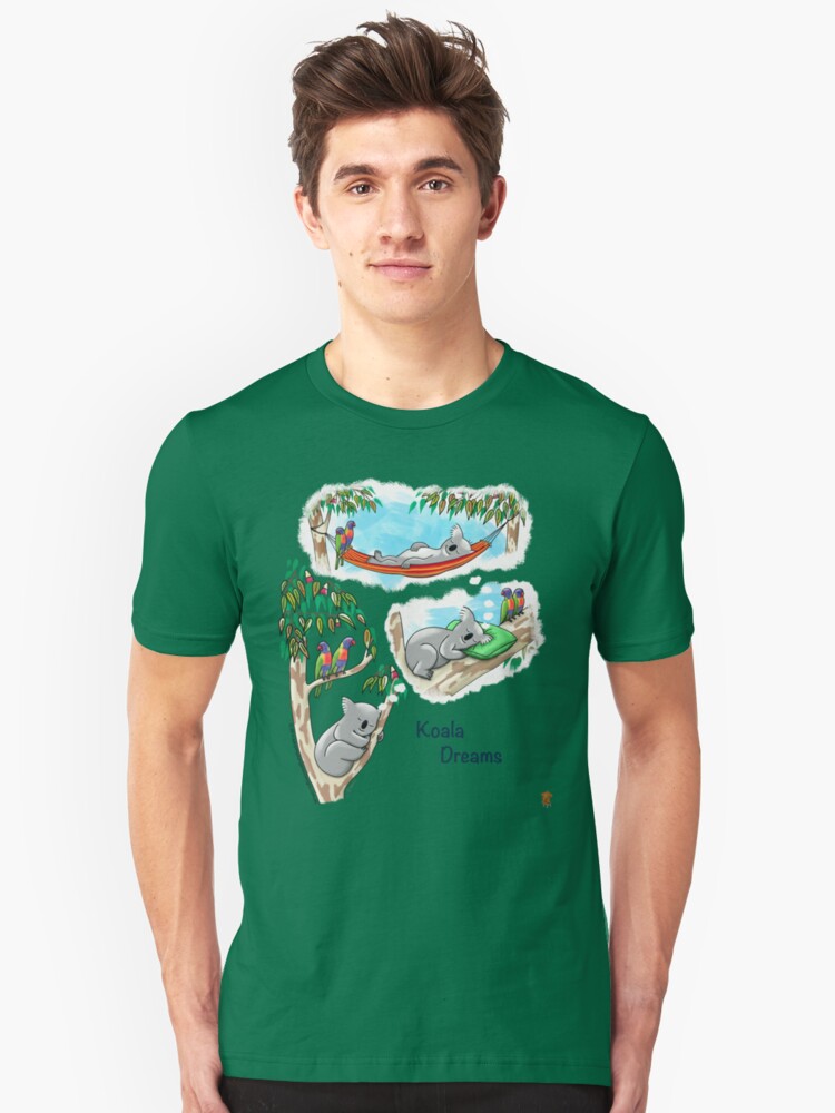 Alternate view of What do Koalas dream about? Slim Fit T-Shirt