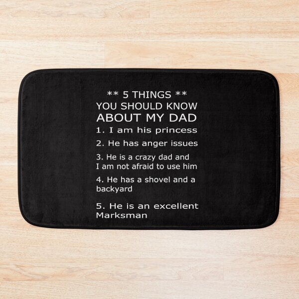 Item preview, 5 Things You Should Know About My Dad designed and sold by Personal-Tee.