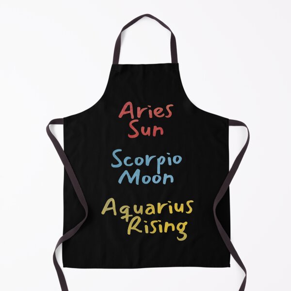 Item preview, Aries Sun Scorpio Moon Aquarius Rising Text designed and sold by leomooncreates.