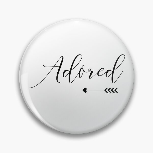 Item preview, Adored - A positive affirmation designed and sold by Marguerite Faure.