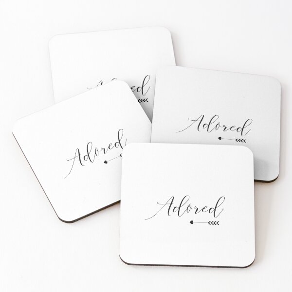 Item preview, Adored - A positive affirmation designed and sold by Marguerite Faure.
