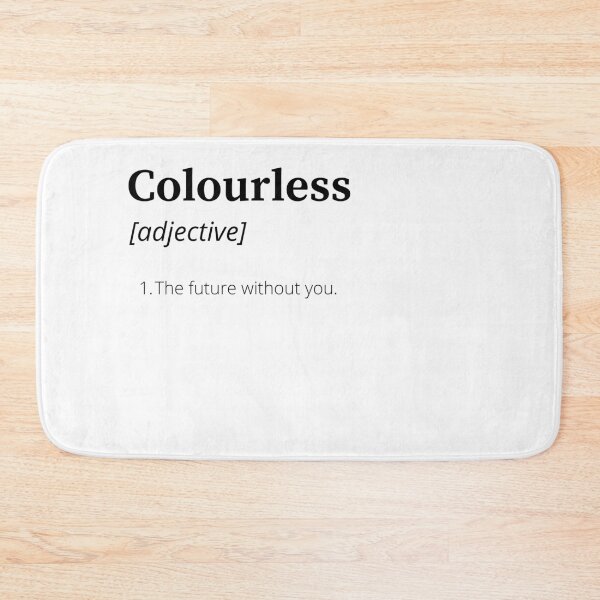 Item preview, Colourless - BTS your eyes tell inspired print (black text) designed and sold by AlexiaArts.
