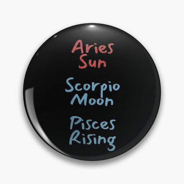 Item preview, Aries Sun Scorpio Moon Pisces Rising Text designed and sold by leomooncreates.