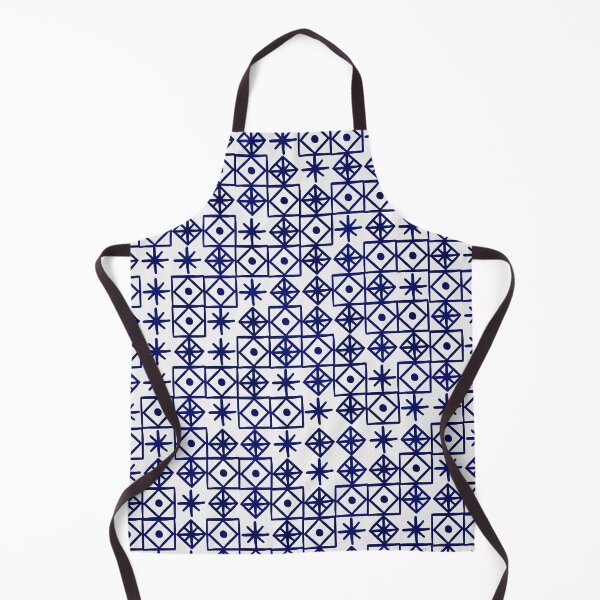 Item preview, Geometric Lace – Navy designed and sold by Cat Coquillette.