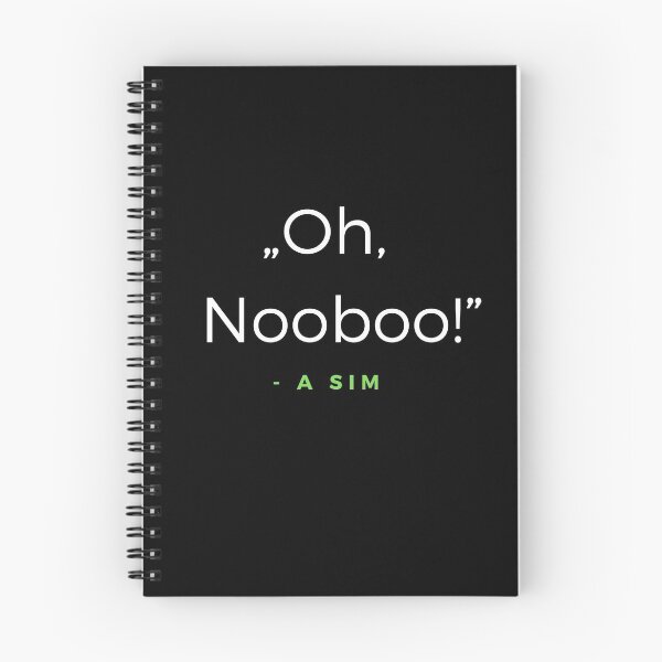 Item preview, Oh, Nooboo! - a Sim Quote designed and sold by ubaDesigns.