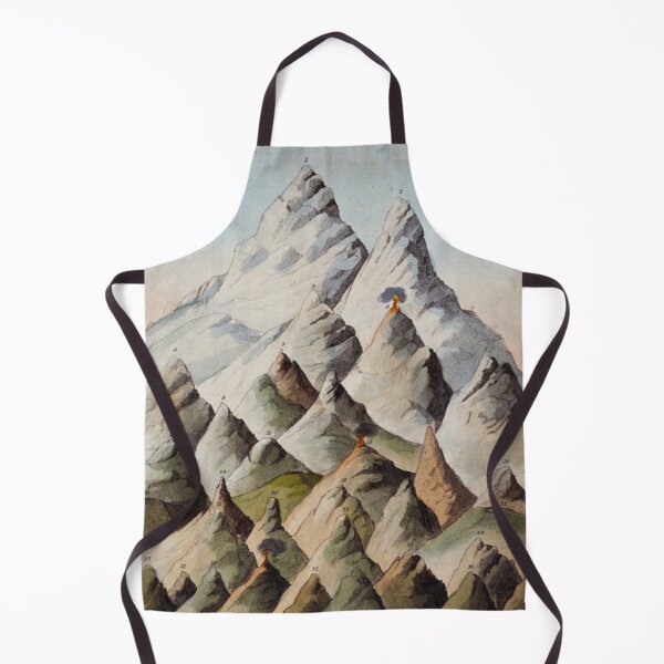 Item preview, Mountain Chart designed and sold by BlueSpecsStudio.