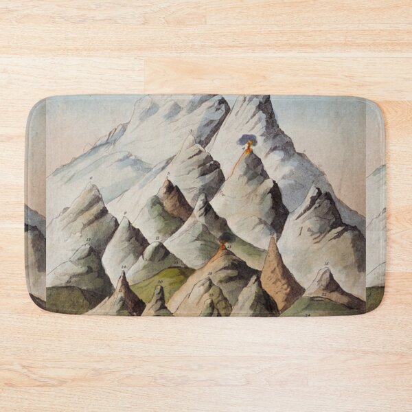 Item preview, Mountain Chart designed and sold by BlueSpecsStudio.