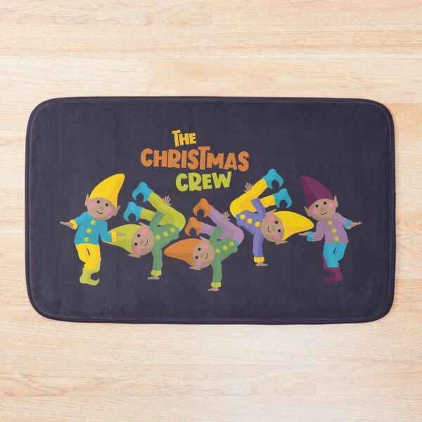 Item preview, The Christmas Crew - Break Dancing Elves designed and sold by VicEllisArt.