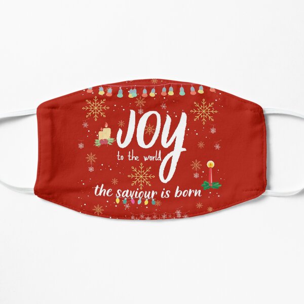 Joy to the world Flat Mask