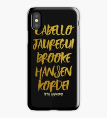 5H GOLD SURNAMES. iPhone Case