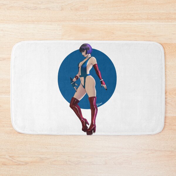 Item preview, Pinup in latex - blue version designed and sold by hoshimem.