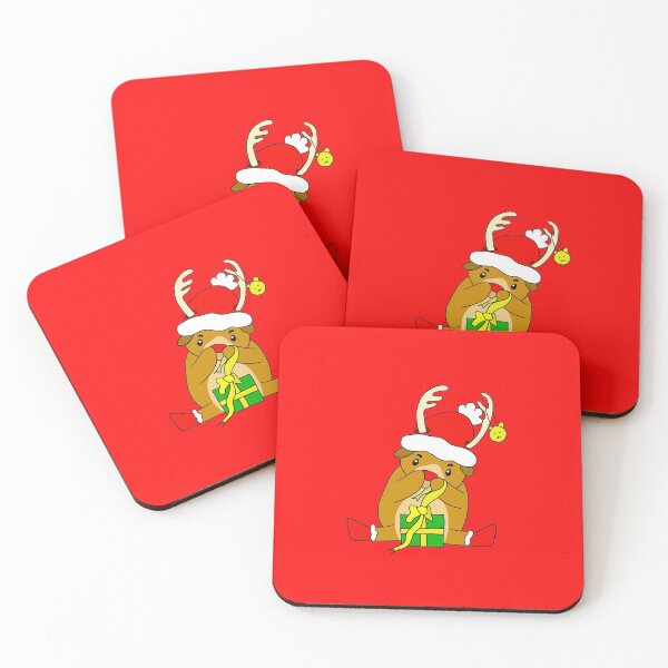 Item preview, Funny cartoon red nosed reindeer designed and sold by CuisineCat.