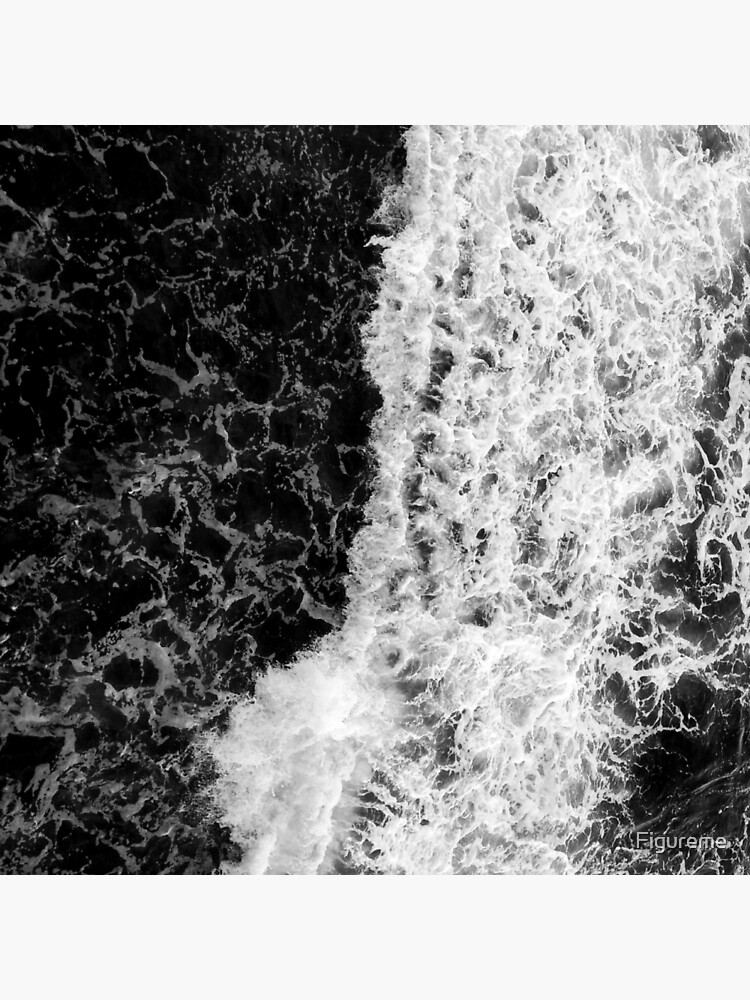 "Black and white beach" Poster for Sale by Figureme Redbubble