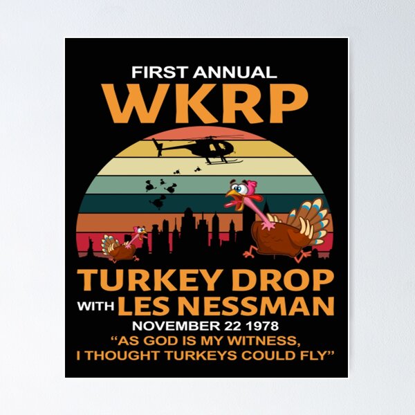 Item preview, Wkrp Turkey Drop wkrp turkey drop vintage designed and sold by morphimus.