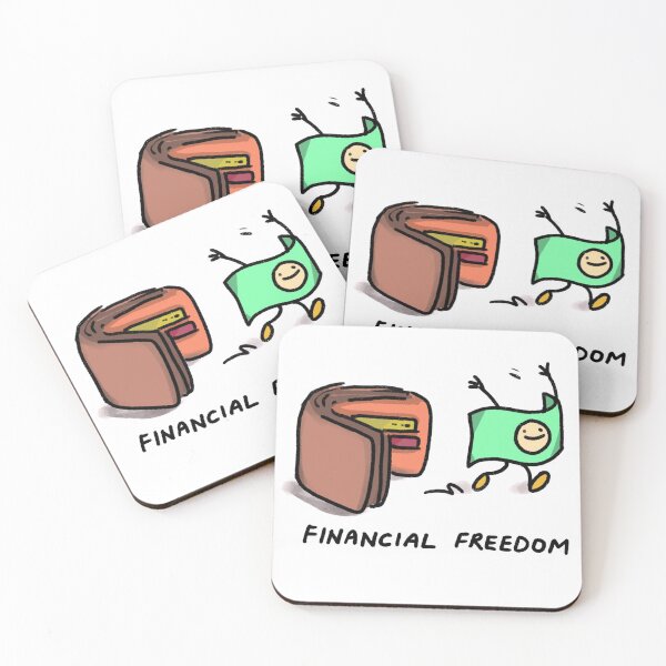 Item preview, Financial Freedom – Money Escaping from Wallet designed and sold by ShelliesWorld.