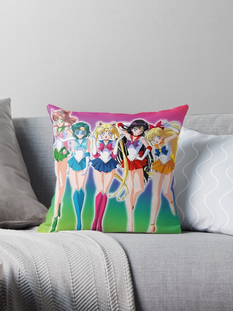 Thumbnail 1 of 4, Pillow, Senshi World designed and sold by SassySpice.