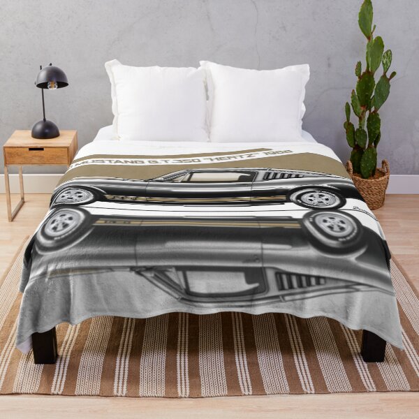 Item preview, Ford Shelby Mustang GT350 Hertz Black / Gold Le Mans Stripes designed and sold by Azaziel.