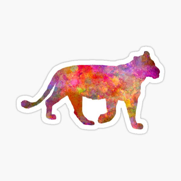 Item preview, Female Lion 01 in watercolor designed and sold by paulrommer.