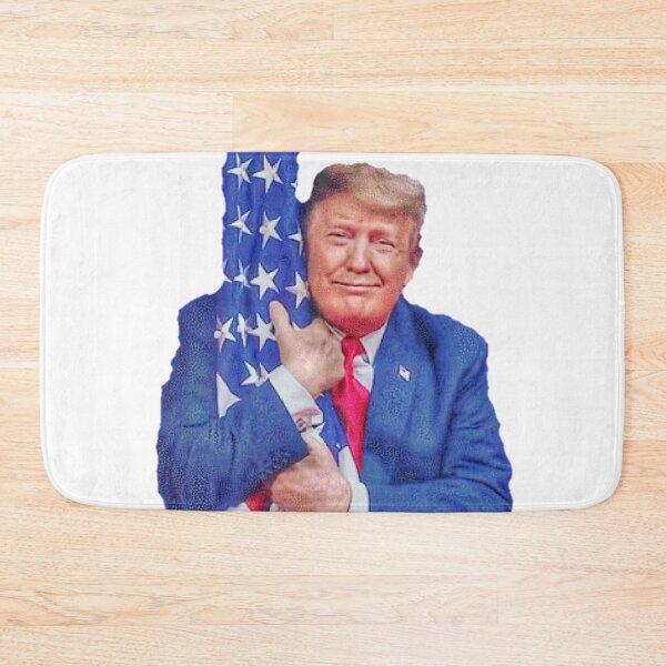 Item preview, Trump Hugs The Flag designed and sold by RepublicanMerch.