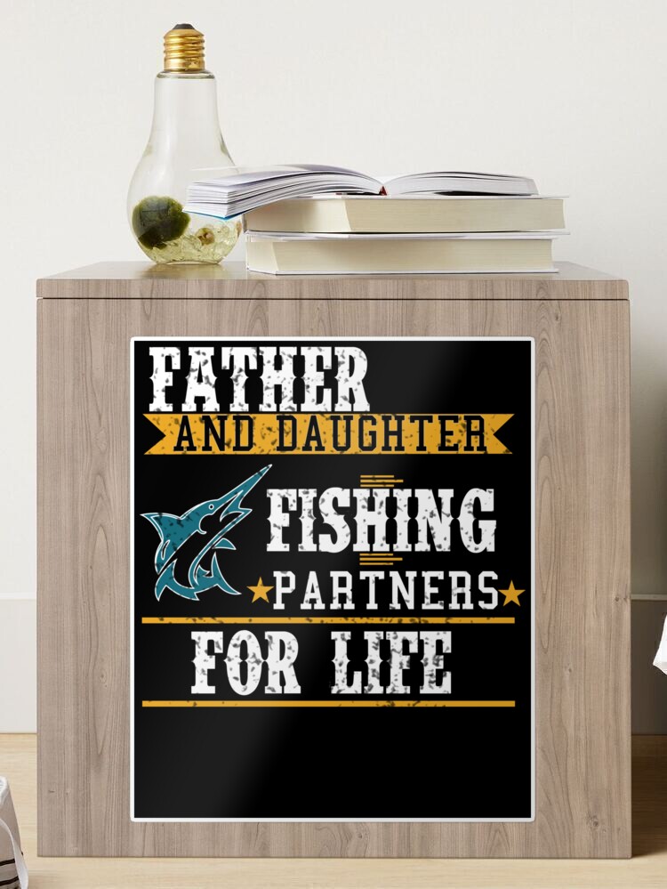 Father and Daughter Fishing Partners for Graphic by DesignPark