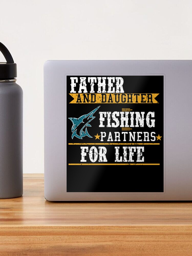 Premium Vector  Father and daughter fishing partners for life