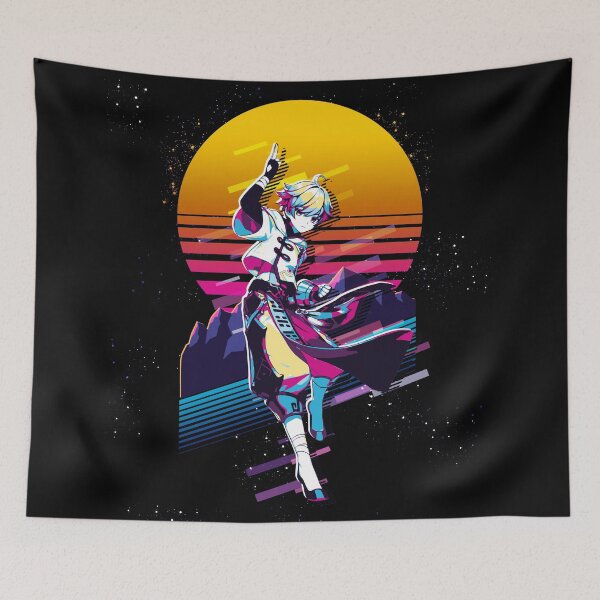 Item preview, Chongyun - Genshin Impact 80s retro designed and sold by MyRetroArt.