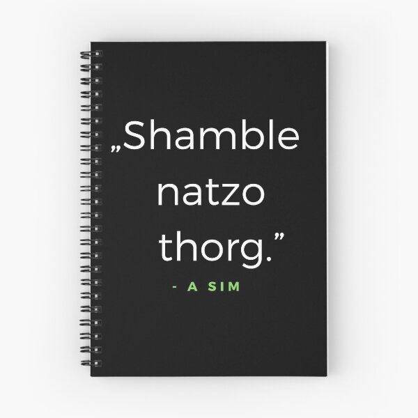 Item preview, Shamble natzo thorg. - a Sim Quote designed and sold by ubaDesigns.