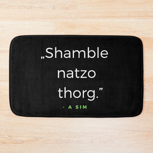 Item preview, Shamble natzo thorg. - a Sim Quote designed and sold by ubaDesigns.
